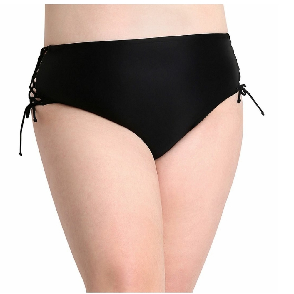 High waisted tummy slimmer bikini bottoms